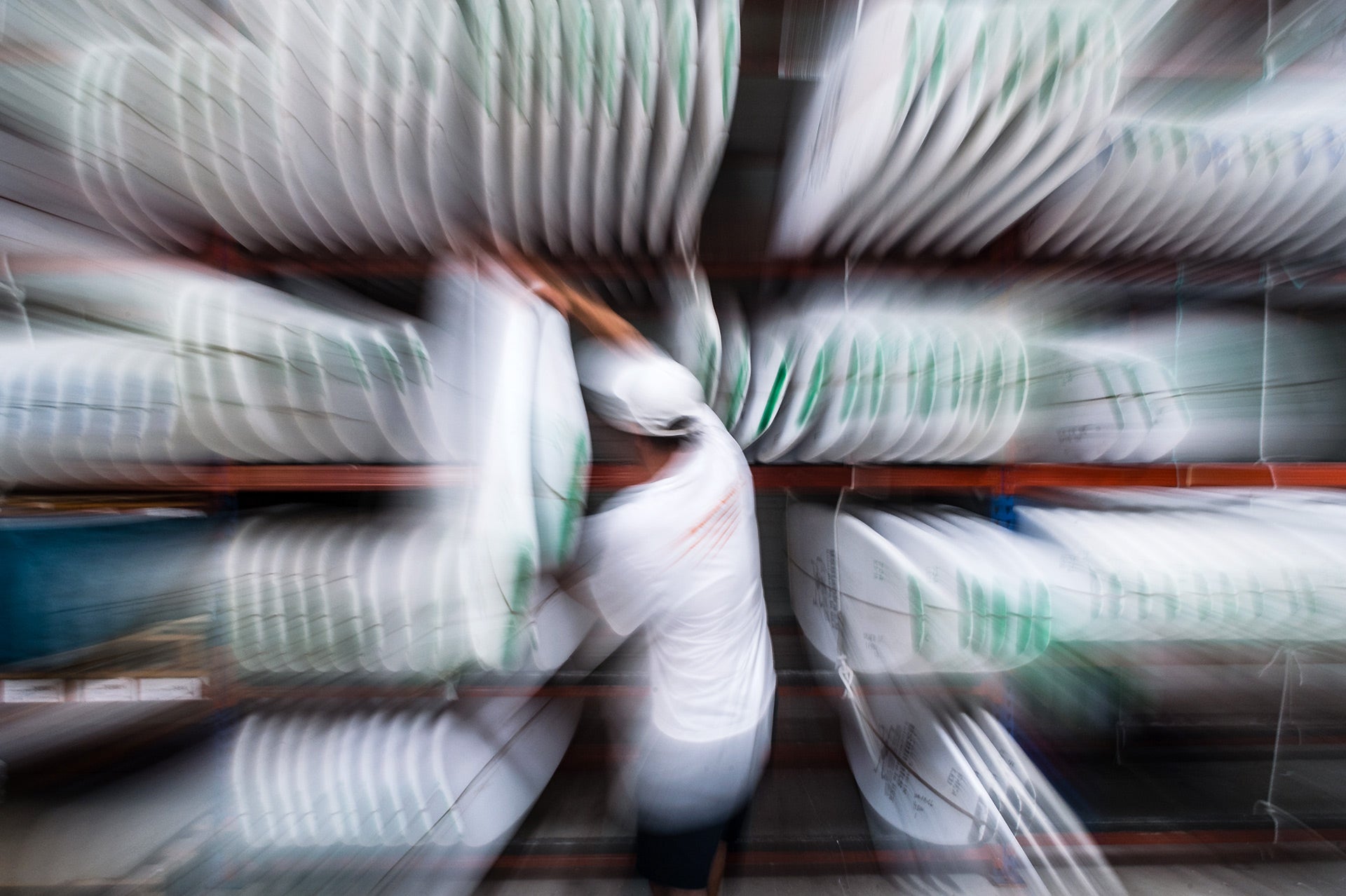 Surf blanks warehouse in Hossegor
