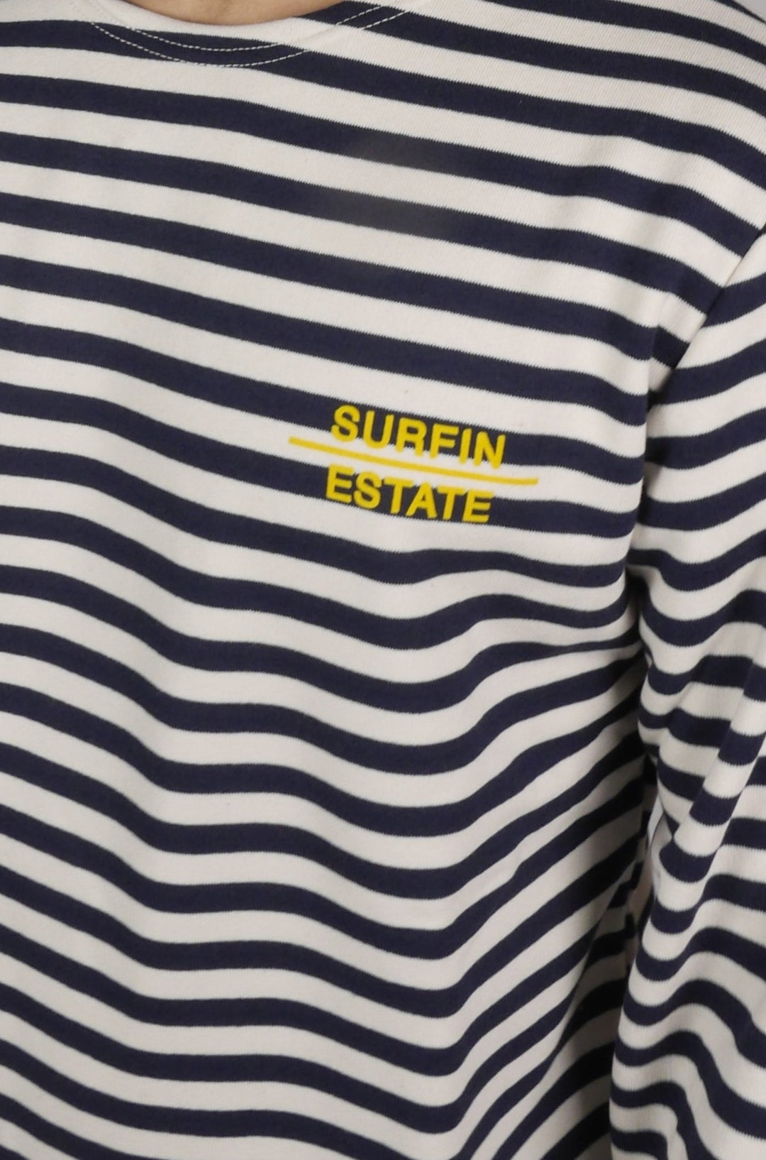 Striped sweater "Logo 15"