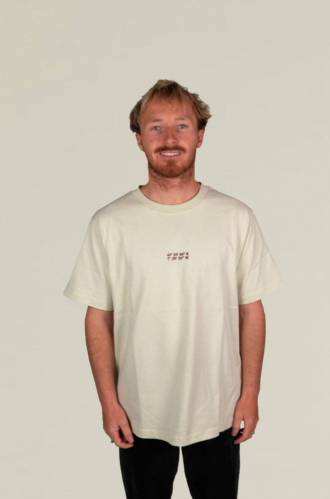 T-shirt oversize "Coordonnées 2024"