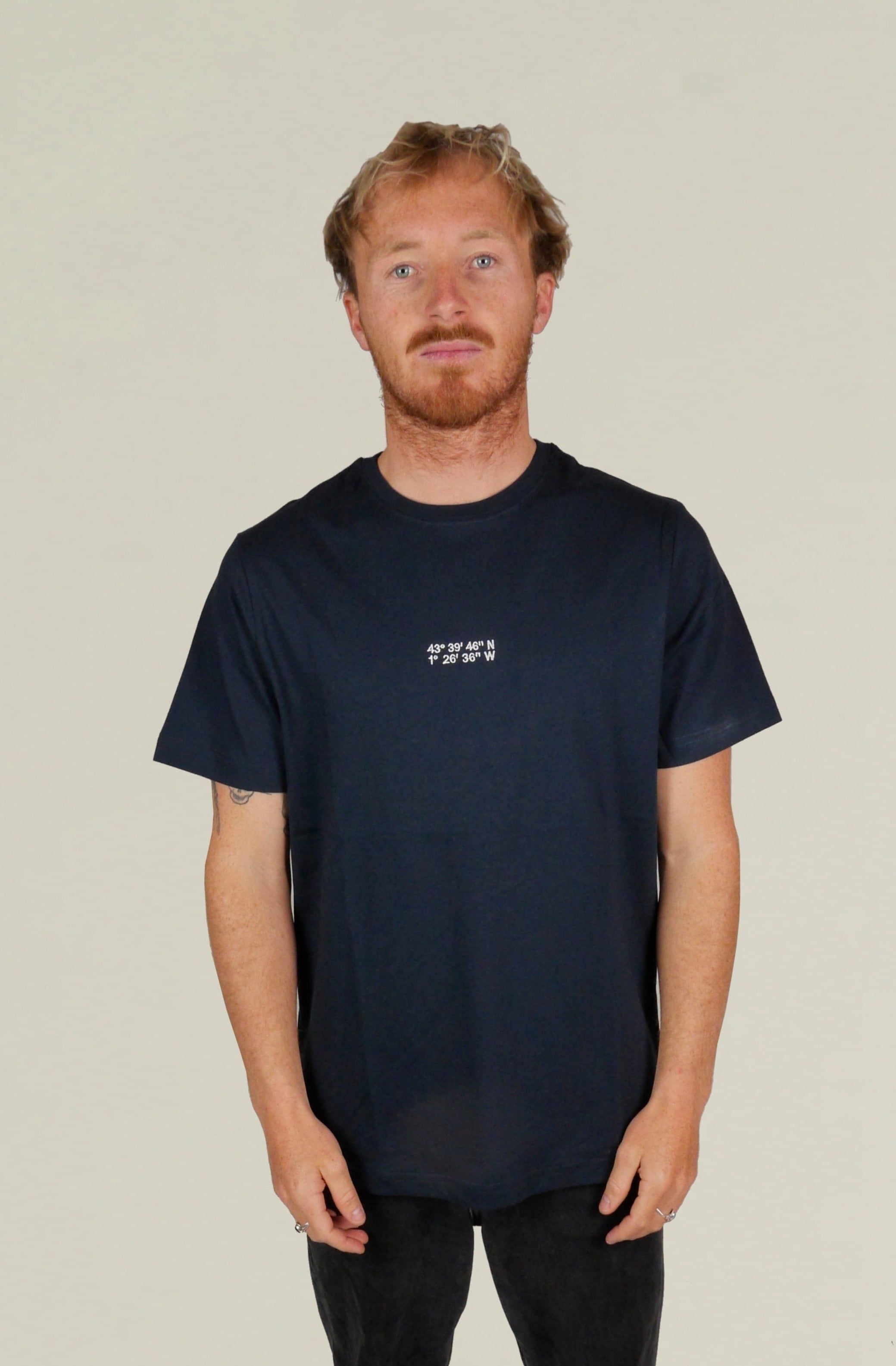 T-shirt MC "Coordonnées 2024" - Navy