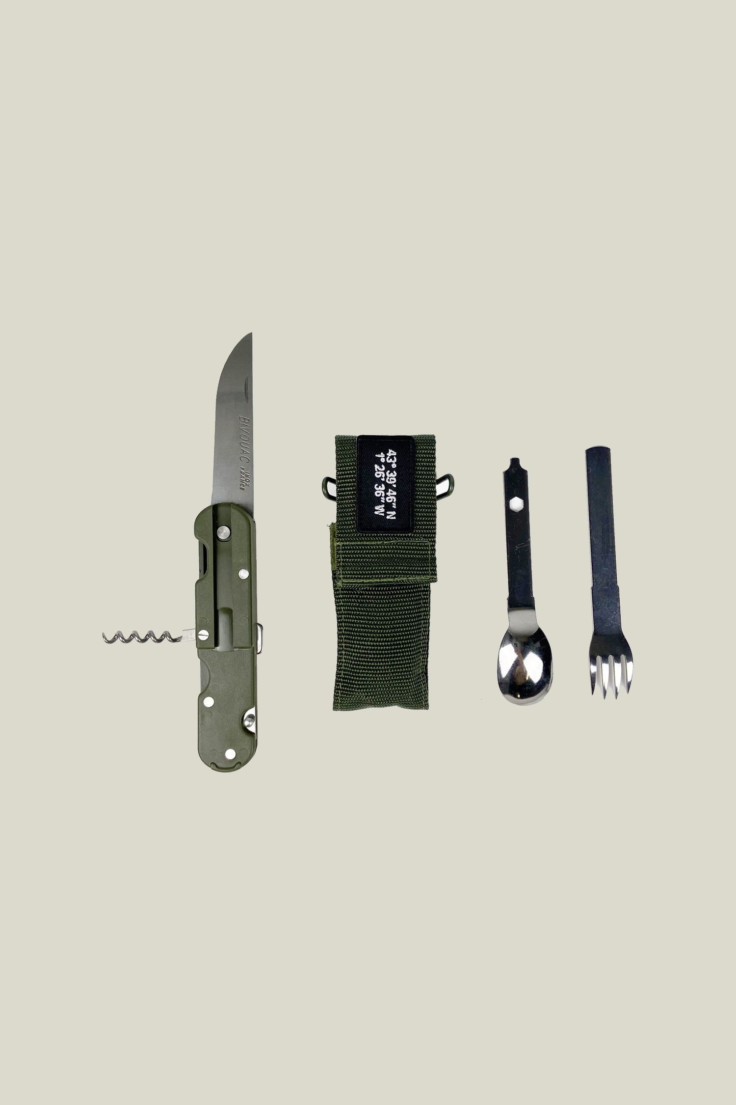 Knife "Bivouac" - Kaki