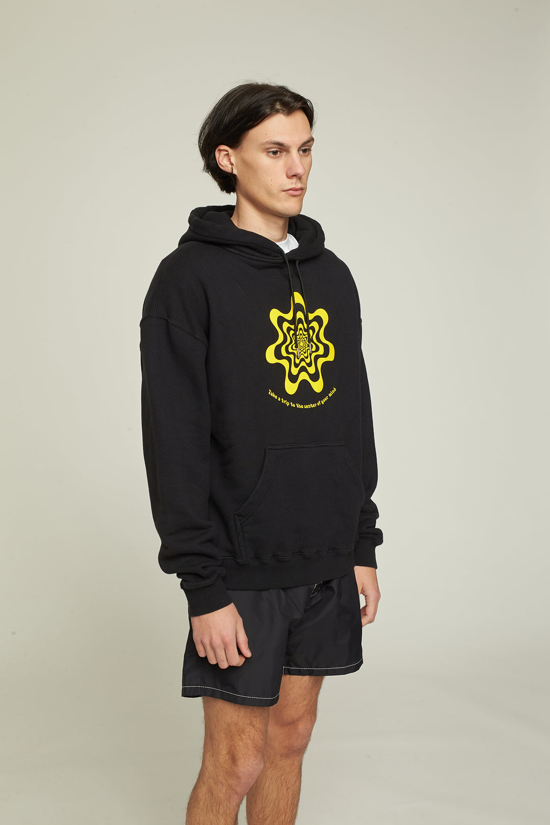Sweat à capuche "Trip" - Noir