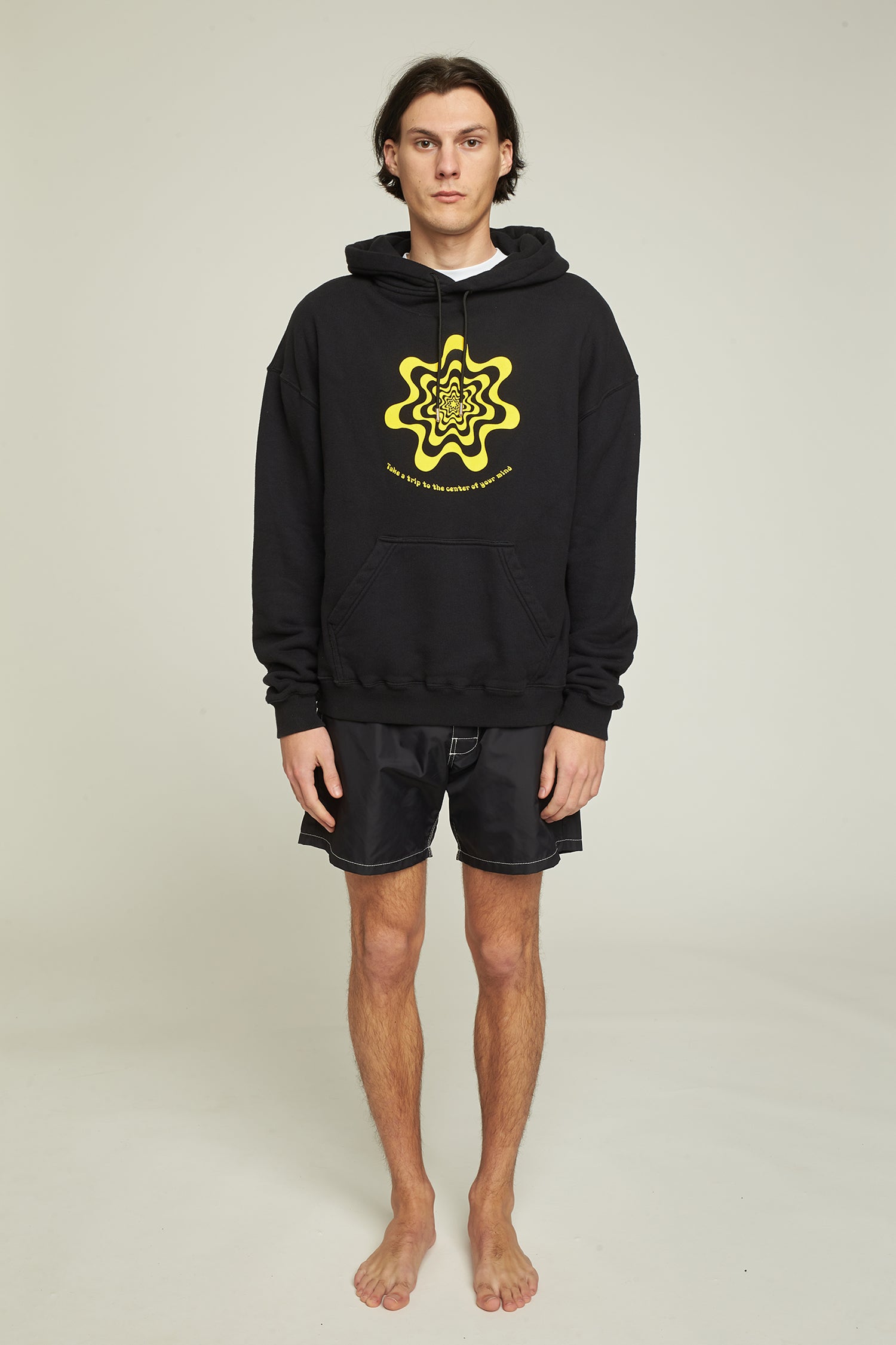 Sweat à capuche "Trip" - Noir