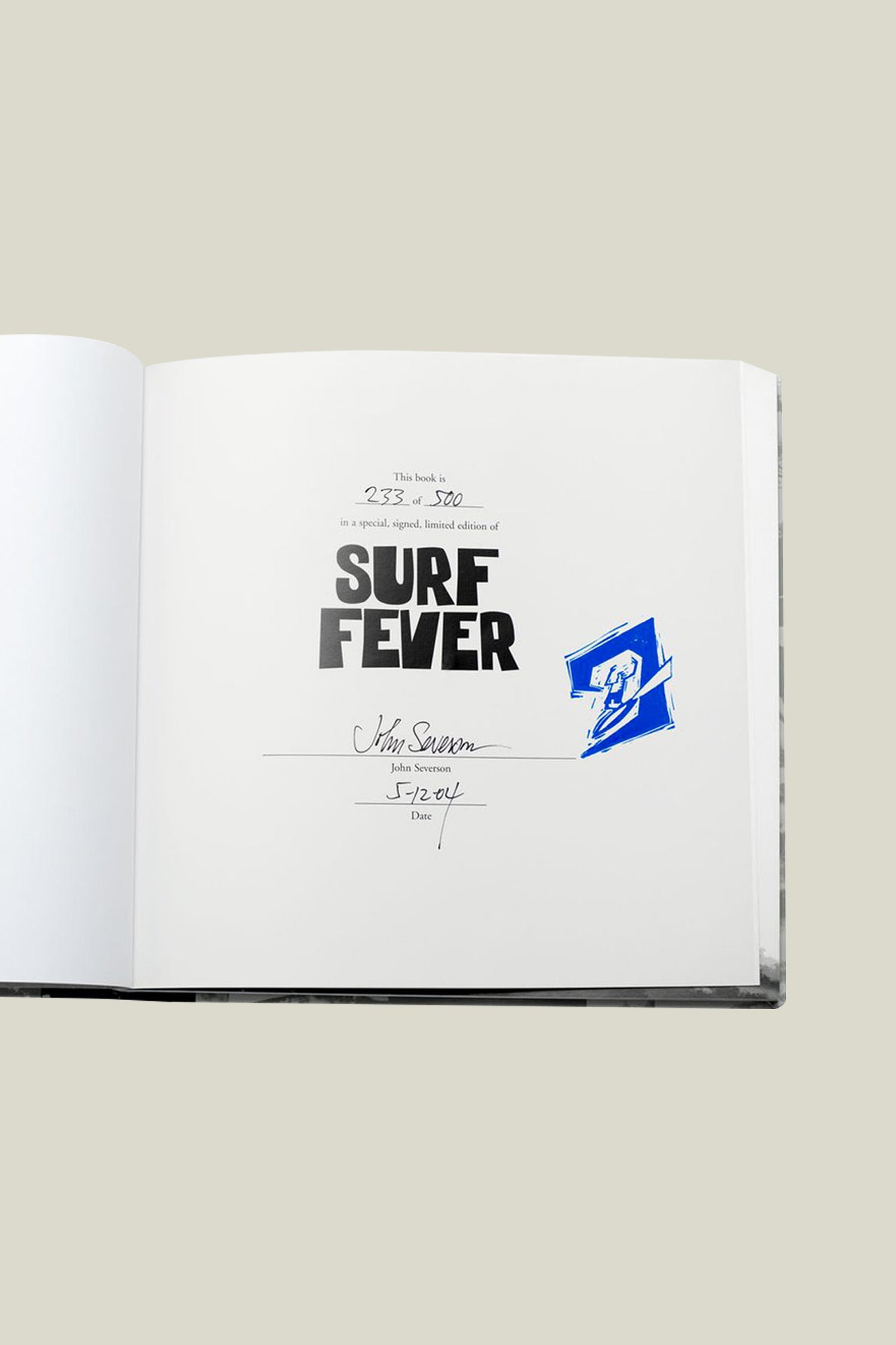 John Severson - Surf Fever (numéroté et signé)