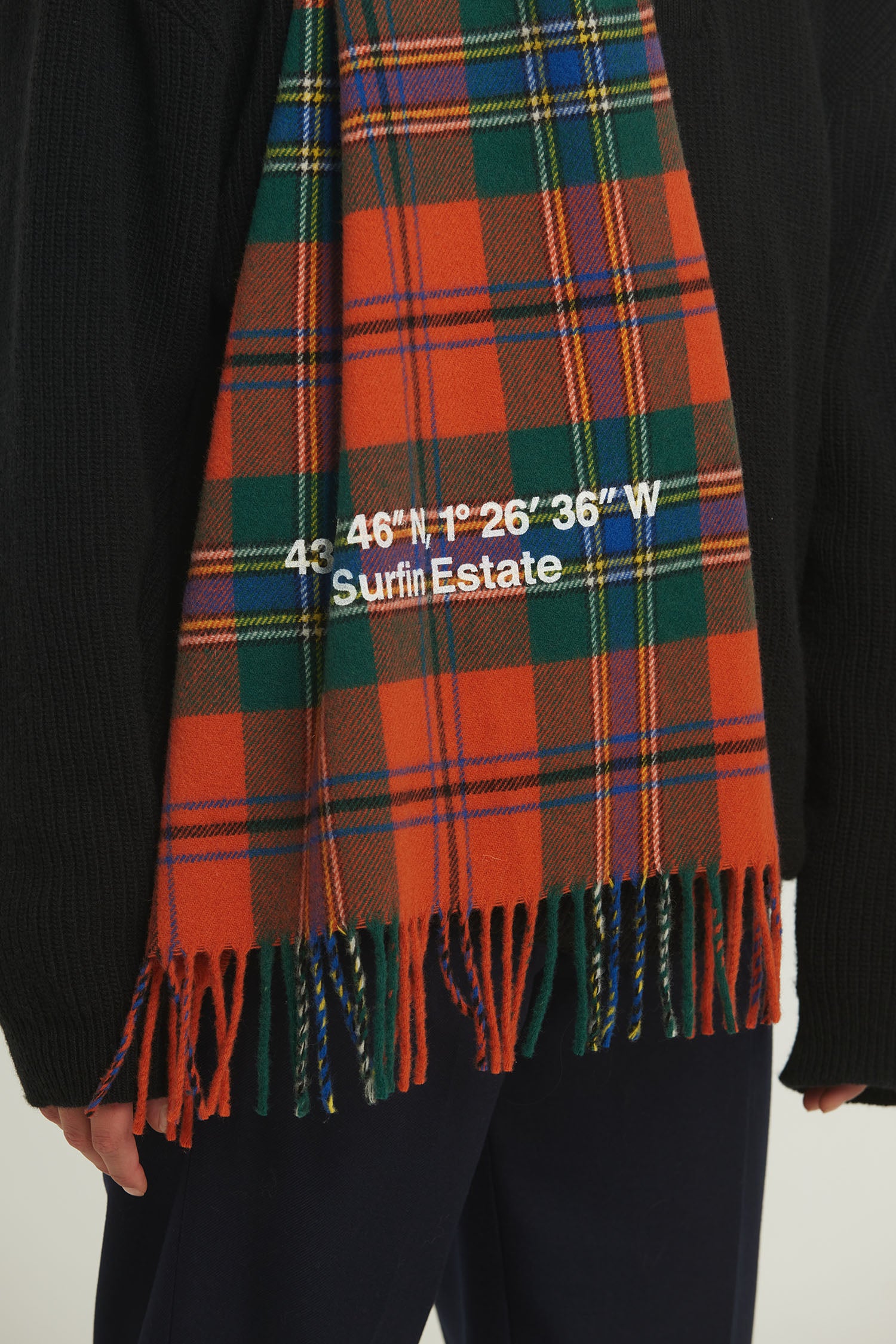 Écharpe "1977" - Tartan logoté Surfin Estate