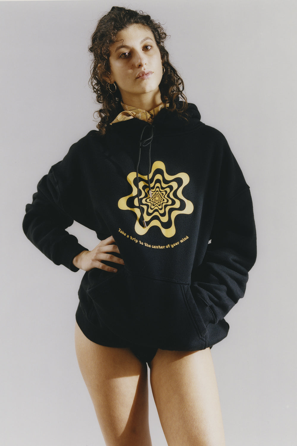 Sweat à capuche "Trip" - Noir