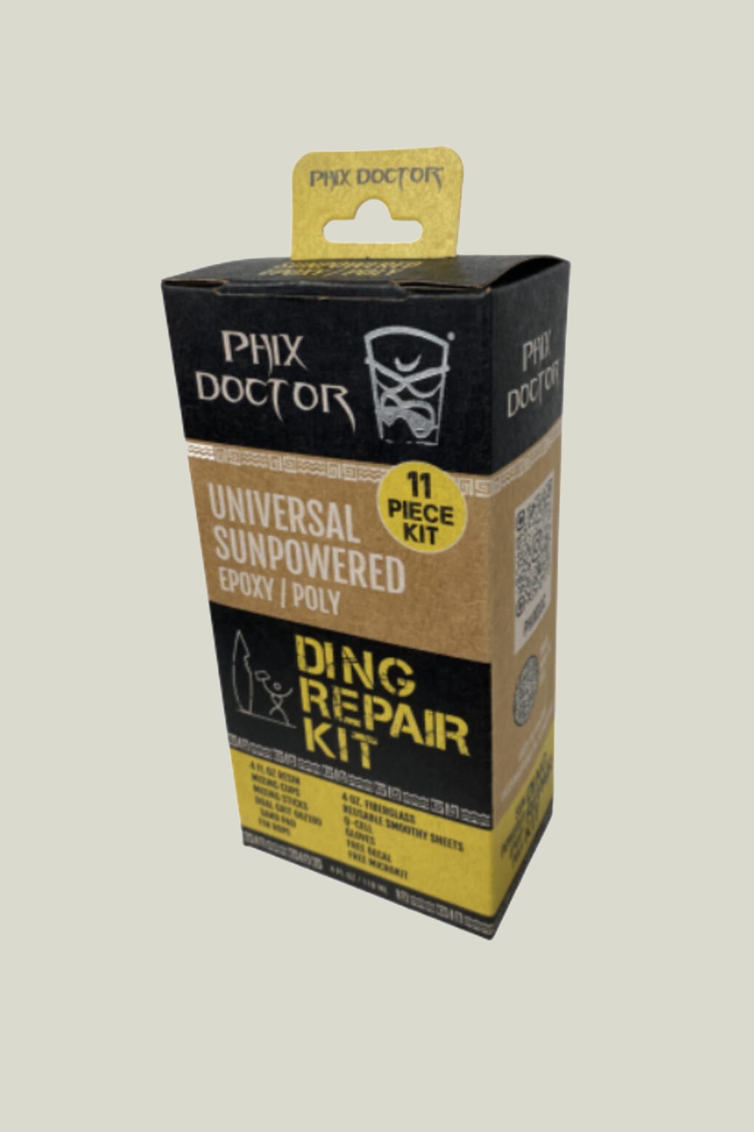 PHIX DOCTOR - SUNPOWERED YELLOW SMALL KIT EPOXY & POLYESTER 2.5 OZ
