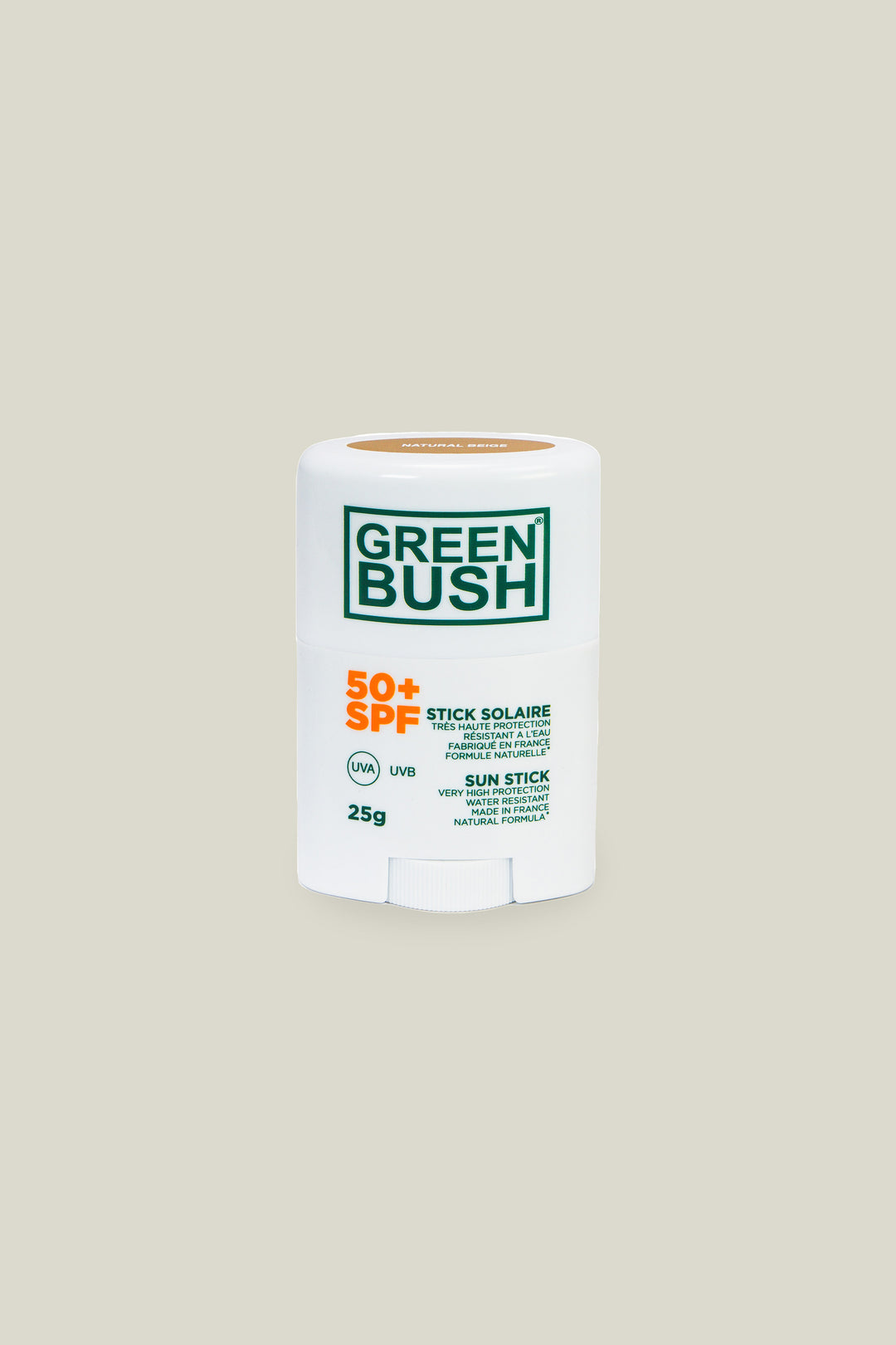 Stick solaire beige SPF50 - Greenbush - 25g